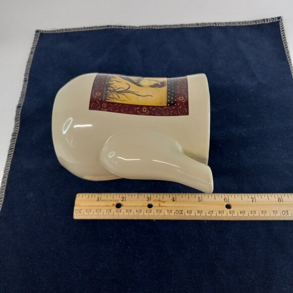 Rooster Ceramic Tea Pot B.I Dishwasher and Microwave Safe 16 oz. with Lid GUC - Picture 6 of 7